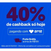 Imagem da oferta Ganhe 40% de Cashback AME em Todo o Site Multi