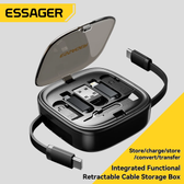 Imagem da oferta Cabo Essager USB C para Tpye PD 60W Carregamento Rápido Dados Viagem Cabo Multifuncional com Suporte Caixa de Arm