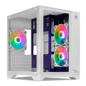 Imagem da oferta Gabinete Gamer Mancer CV100 Purple Edition, Mid-Tower, Com 3 Fans, Branco, MCR-CV100-PEW
