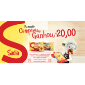 Imagem da oferta Promoção Sadia - Compre 2 Lasanhas e Ganhe R$ 20 no RecargaPay