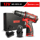 Imagem da oferta Furadeira sem Fio 12v WS-3012-A1 - Wosai