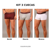 Imagem da oferta Kit com 3 Cuecas Calvin Klein Low Rise Trunk