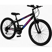 Imagem da oferta Bicicleta Aro 24 Pretoazulrosa M18 Pretoazulrosa 13