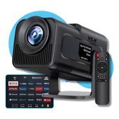 Imagem da oferta Projetor Vlx Hy320 Mini 4k Wi-fi Preto Bluetooth Android 13
