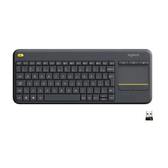 Imagem da oferta Teclado sem fio Logitech K400 Plus TV com Touchpad Integrado Conexão USB Unifying e Layout ABNT2