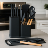 Imagem da oferta Kit Cozinha 19 Peças Silicone Antiaderente