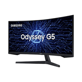 Imagem da oferta Monitor Gamer Curvo Samsung Odyssey 34’’, Ultra Wqhd, 165hz, 1ms, Tela Ultrawide, Hdmi, Display Port, Freesync Premium, Preto, Série G5
