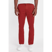 Imagem da oferta Calça Chino Cós Chambray Vermelho