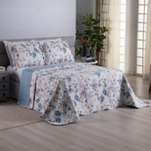Imagem da oferta Kit colcha cobre leito 3 pecas dupla face 150 fios, casal, casa dona versailles