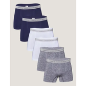 Imagem da oferta Kit 6 Cuecas Boxer Trifil Am Lisa Sortido Liso Med