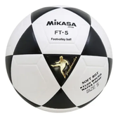 Imagem da oferta Bola de Futevolei FT5 Couro Sintetico Laminado Branco E Preto MIKASA