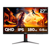 Imagem da oferta Monitor Gamer AOC Agon Quad 27" IPS, QHD, 0.5ms, 180Hz