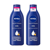 Imagem da oferta Nivea Kit Loção Hidratante Milk Pele Seca A Extrasseca 400ml (2 Unidades)
