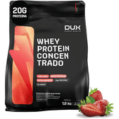 Imagem da oferta Whey Protein Concentrado Morango Refil 1.8kg – Contribui Para o Ganho Muscular Hipertrofia – Dux Human Health