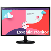 Imagem da oferta Monitor Curvo 24" Samsung FHD HDMI VGA Freesync Série S36C - LS24C360EALXZD