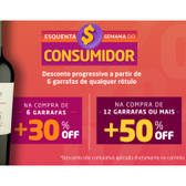 Imagem da oferta Desconto Progressivo Wine de até 50% de Desconto Levando 12 Garrafas Ou Mais
