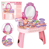 Imagem da oferta Penteadeira Infantil Menina Acessórios Princesa Maquiagem Cor Rosa