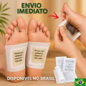 Imagem da oferta Kit Adesivo Relaxante Para Pés Reduz Inchaço e Remove Impurezas