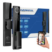 Imagem da oferta Fechadura Inteligente Biometria Facial Wifi Novadigital Tuya Preto