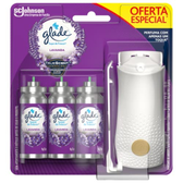 Imagem da oferta Glade Aromatizador Toque De Frescor Spray Lavanda, Aparelho E 3 Refis