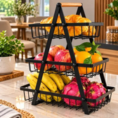 Imagem da oferta Fruteira De Mesa Cozinha De Três Níveis Metal Fratelli