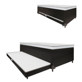 Imagem da oferta Bicama Box Conjugada De Espuma D28 E Auxiliar De Espuma Veronna Solteiro 88cm