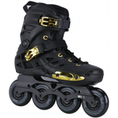 Imagem da oferta Patins Oxer Darkness Gold In Line Freestyle ABEC 7 Base de Alumínio Adulto