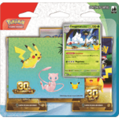 Imagem da oferta Pokémon TCG, Celebração de 30 anos – Blister Triplo com Adesivo Pokémon