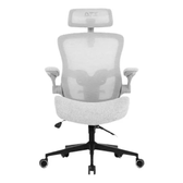 Imagem da oferta Cadeira Gamer DT3 Vita Super H Encosto Reclinável Apoio Cabeça Mesh - Cinza
