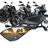 Imagem da oferta Retrovisor Antirreflexo Mini Kawasaki Z400 Haste Curta Honda