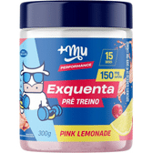 Imagem da oferta +Mu Pré Treino Exquenta Sabor Pink Lemonade - 300g