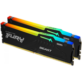 Imagem da oferta Memória RAM Kingston Fury Beast RGB 16GB (2x8GB) DDR5 6000Mhz KF560C36BBEAK2-16