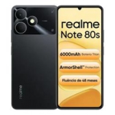 Imagem da oferta Smartphone Smartphone Realme Note 80s 128gb 4gb Ram Dual Sim Bateria 6000mah Ultrafino 7,94 Mm Resistência À Poeira E Água Ip54