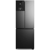 Imagem da oferta Geladeira Electrolux Frost Free Inverter 480L Efficient AutoSense 3 Portas Black Inox Look (IM7B) 127V