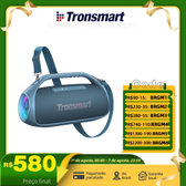 Imagem da oferta Tronsmart Caixa de Som Bang 2 90W Boombox Bluetooth para Área Externa com Subwoofer Graves Potentes 26 Horas de Repro