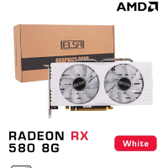 Imagem da oferta Placa de Video RX 580 Elsa Branca