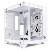 Imagem da oferta Gabinete Gamer Ninja Akyra X2 White Mid Tower M-ATX