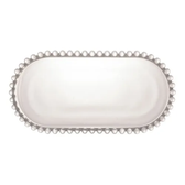 Imagem da oferta Travessa Bandeja De Cristal Wolff Pearl Bolinha 24cm 28386