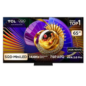 Imagem da oferta Smart TV 4K TCL TOP Premium SQD-Mini LED 65 Polegadas Processador AiPQ Pro Dolby Vision 144Hz Google TV - 65C7L