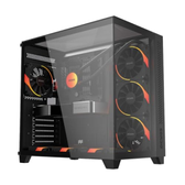 Imagem da oferta Gabinete Gamer PCYES Forcefield Max Black Vulcan