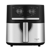Imagem da oferta Fritadeira Air Fryer 5,5L Cyclone Preto e Inox Midea