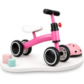 Imagem da oferta Bicicleta de Equilíbrio Infantil 4 Rodas Sem Pedal (2 Cores)