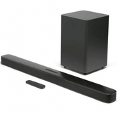 Imagem da oferta Soundbar JBL Bar 2.1 Deep Bass Bluetooth 206W Subwoofer Wireless 2.1 Canais