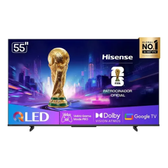 Imagem da oferta Hisense Smart TV UHD 4K QLED 55" Polegadas 55Q7QG Google TV Modo Jogo Pro 144 Hz, AMD FreeSync Premium, Dolby Vision Atmos e Compatível com Alexa