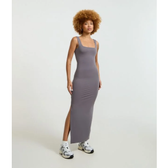Imagem da oferta Vestido Long Midi em Poliamida com Decote nas Costas