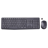 Imagem da oferta Teclado e Mouse sem Fio MK235 Logitech Preto