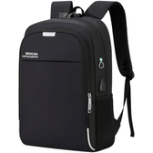 Imagem da oferta Mochila Executiva Unissex para Notebook até 15.6” - com Entrada USB e Passa-fio para fone – Ideal para Faculdade Trabalho e Viagens – Antifurto Reforç