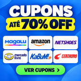 Imagem da oferta Cupons de até 70% OFF: aproveite antes que acabem!