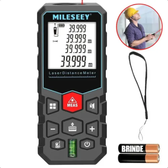 Imagem da oferta Trena Digital Laser Mileseey X5 40m Precisão 2mm Calcula Área e Volume