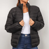 Imagem da oferta Jaqueta Feminina Puffer Bobojaco Nylon Impermeável Capuz